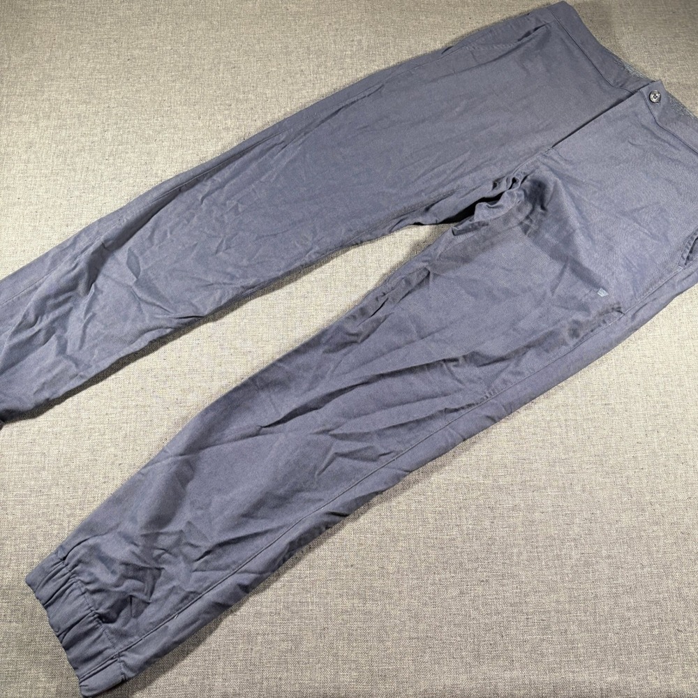 Mack‎ Weldon Radius Jogger Pants Mens Large Blue Twill Stretch Casual Active